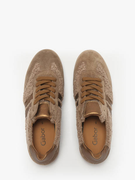 Sneakers Uit Leder Gabor Bruin women 34 ander zicht 3